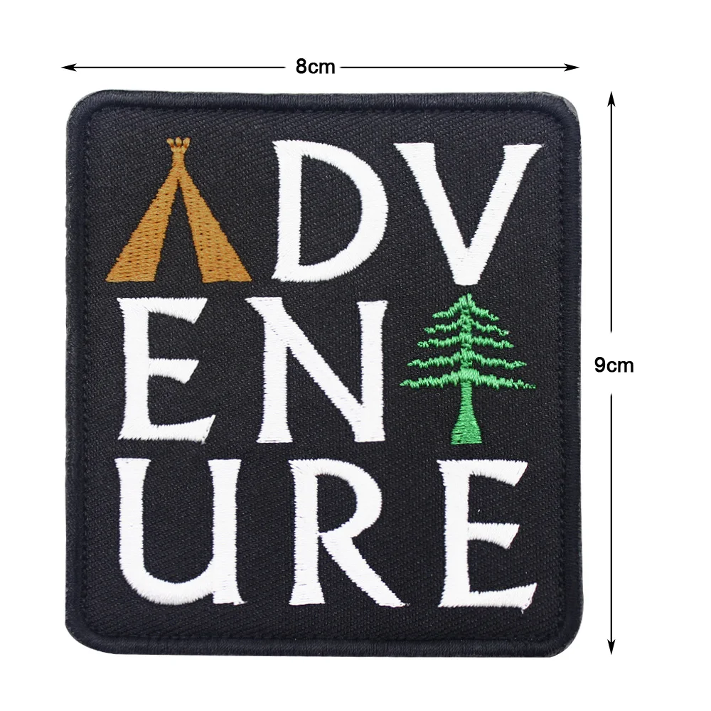 

Traveler Outdoor Patch Camping Adventure Merit Badge Embroidered Applique badge patch