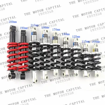 

good quality red Motorcycle Bike Shock Absorber Central Strut Suspension 200mm Scooter Shock Absorption