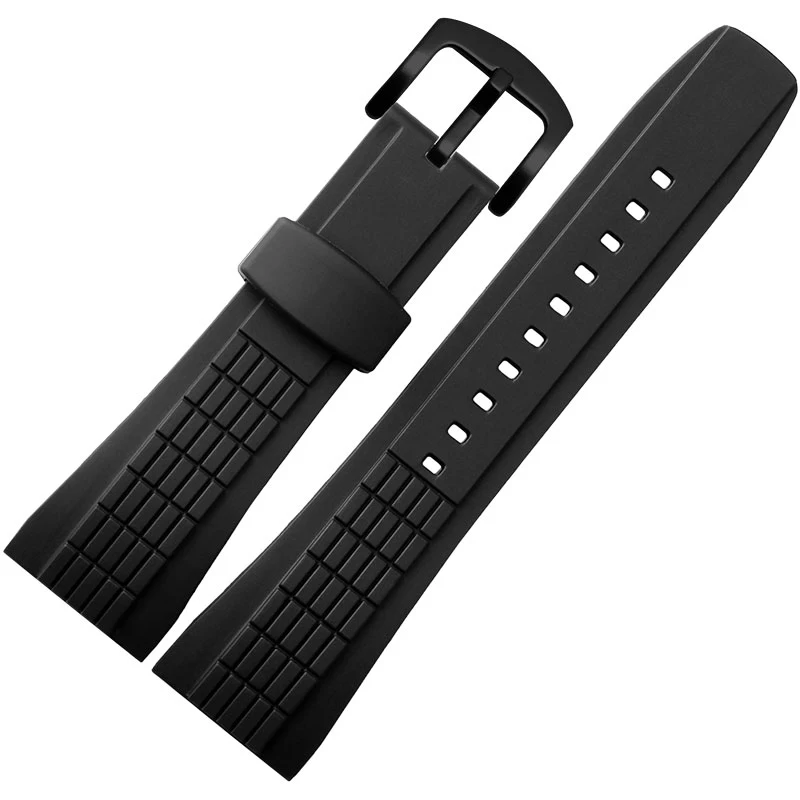 New High Quality rubber strap Black Diving Silicone Watchbands fit SNAE17 SRH013 SPC007J1 | Наручные часы