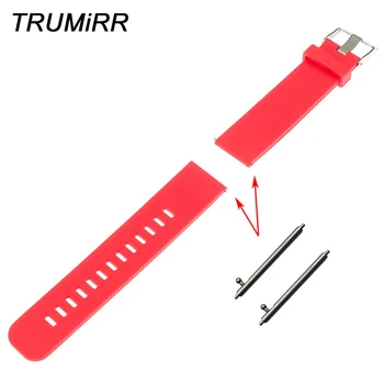 

22mm Quick Release Watch Band for Samsung Galaxy Gear 2 R380 Neo R381 Live R382 Moto 360 2 46mm Silicone Rubber Strap Bracelet