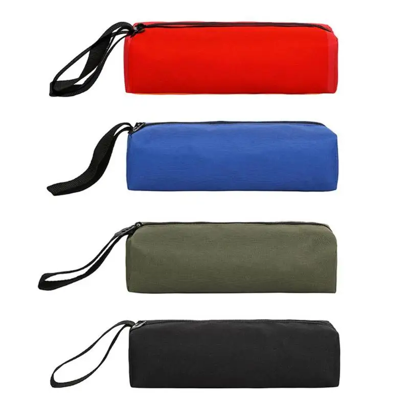 

Storage Tool Handbag Electrician Oxford Solid Color Clutch Zipper Repair Screws Drill Organizer Travel Simple Tool Handbag