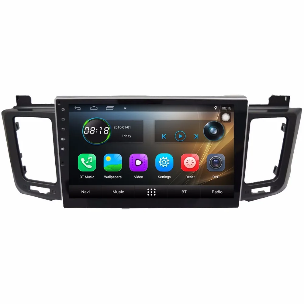 Excellent 10.1 inch 1024*600 Android 8.1 Car DVD Player for Toyota RAV4 2013 2014 2015 Car Radio GPS Navigation Stereo Wifi mirror link 0 Excellent 10.1 inch 1024*600 Android 8.1 Car DVD Player for Toyota RAV4 2013 2014 2015 Car Radio GPS Navigation Stereo Wifi mirror link 0