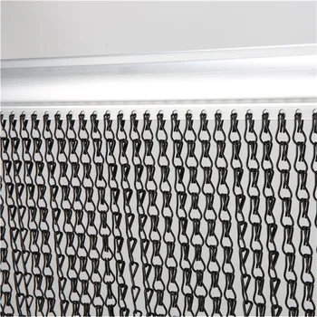 

Anodized Surface Treatment Double Hooks Aluminium Chain Curtain