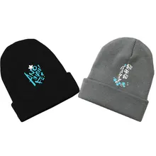 Унисекс аниме анохана: цветок, который мы видели, что дневная шапка хлопок Вязаные Лыжные Лыжная шапочка зимняя шапка для косплея теплая девочка подарок на день Святого Валентина