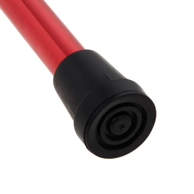 Ajustable plegable 4 Sección Ultra-luz de aluminio de Alpenstock Trekking senderismo Anti-choque Anti-skid caña de palo de muleta Ajustable plegable 4 Sección Ultra-luz de aluminio de Alpenstock Trekking senderismo Anti-choque Anti-skid caña de palo de muleta