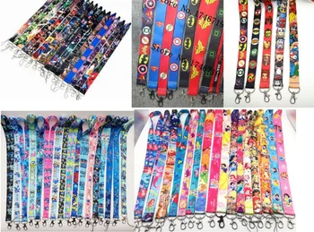 

2220 pcs Mixed Cartoon Key Chains Neck Strap Keys Camera ID Card Lanyard KL100