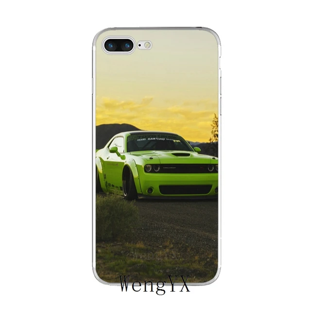 sports racing car Dodge Charger SRT Slim silicone TPU Soft phone case