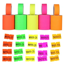 500pcs/roll Colorful Price Label Paper Tag Mark Sticker For MX-5500 Labeller Gun Self-adhesive Design Price Label Retail Tags