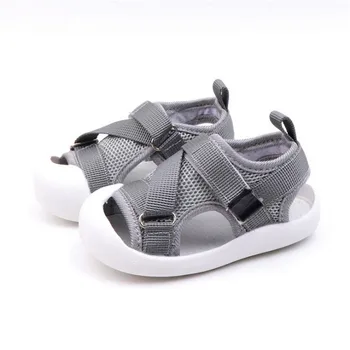 

Soft 2019 Summer Infant Toddler Shoes Baby Girls Boys Toddler Shoes Non-Slip Breathable High Quality Kids Anti-collision Shoes