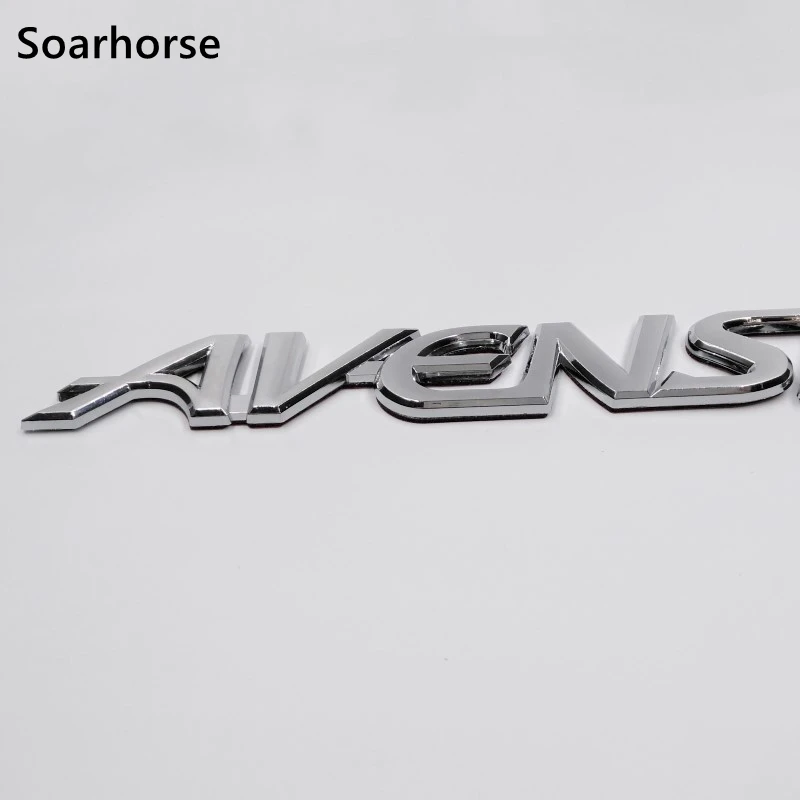 

For Avensis Letter Logo Rear Trunk Boot Badge Emblem For Toyota Avensis D-4D VVT-i
