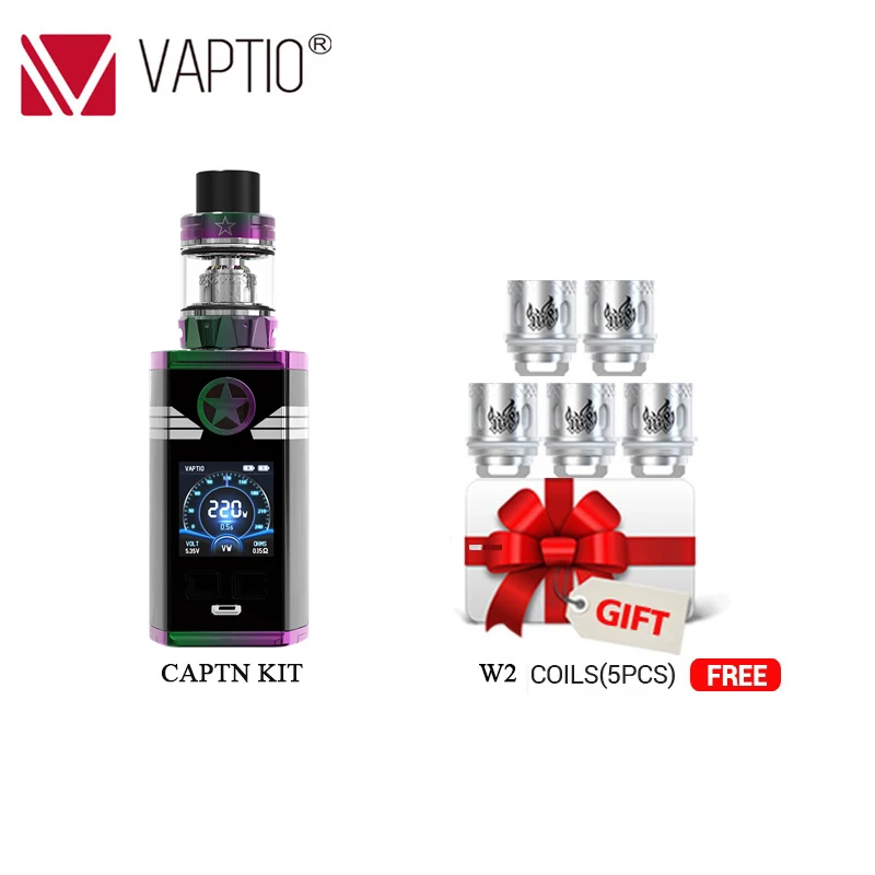 Authentic Electronic Cigarette CAPTAIN Kit 220w box mod Fitted TFV8 Baby Tank 4.0ml Top filling & Bottom Airflow atomizer Vapor Authentic Electronic Cigarette CAPTAIN Kit 220w box mod Fitted TFV8 Baby Tank 4.0ml Top filling & Bottom Airflow atomizer Vapor
