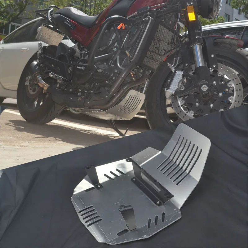 SODIAL für Benelli Leoncino 500 Bj500 CNC Motorrad Kühler Schutz Haube Wachen Kühler Grill Abdeckung Beschützer 