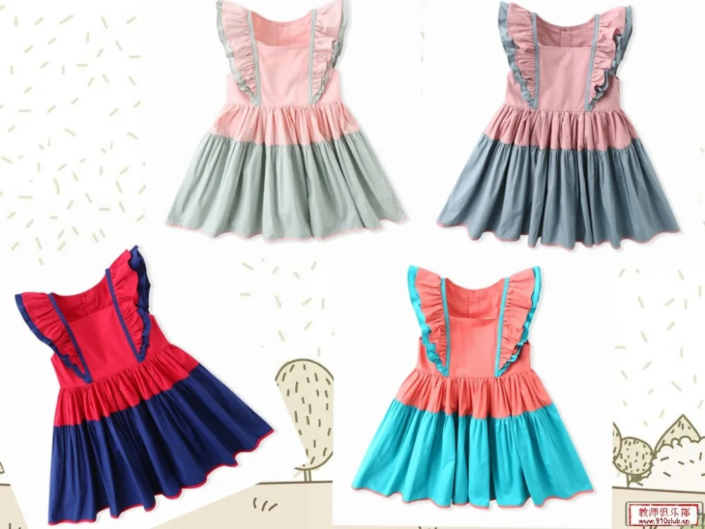 

Dream Cradle, Baby Girls Princess Dress,Spanish Baby Dress,Flutter Sleeve Baby Girls Outfit
