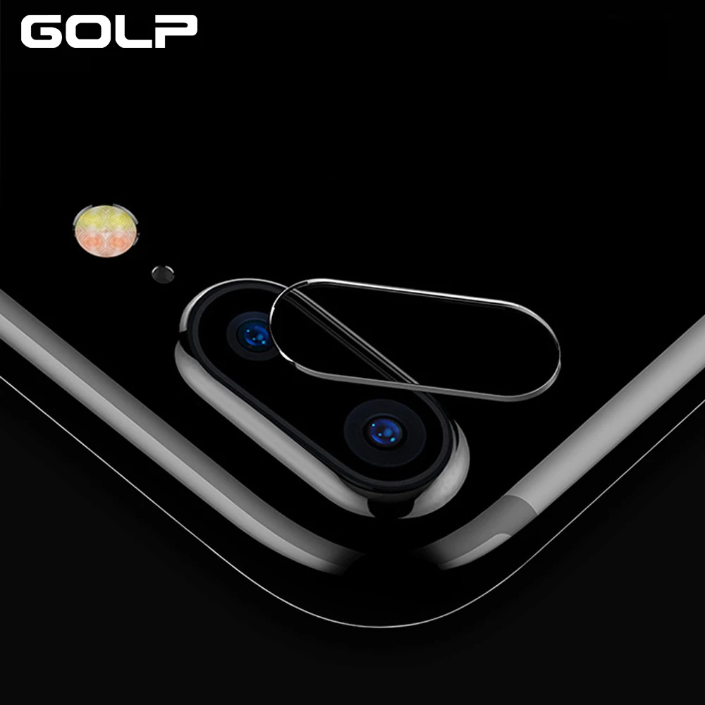

Tempered Glass For iPhone 6 6s 7 8 Glass Film GOLP Transprent Camera Len Screen Protector Film For iPhone 7 8 X