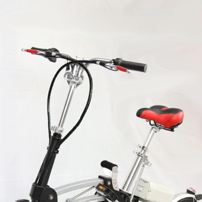 Best 2018 NEW Second stack electric bicycle 12 inch portable lithium battery battery car adult city scooter 1