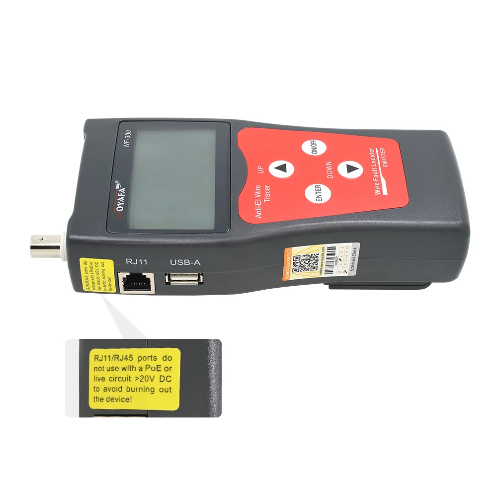 Noyafa NF-300 Кабельный тестер RJ45 RJ11 BNC USB телефонная сеть Lan провод трекер линии Tracer анти-помех тон набор с функцией поиска