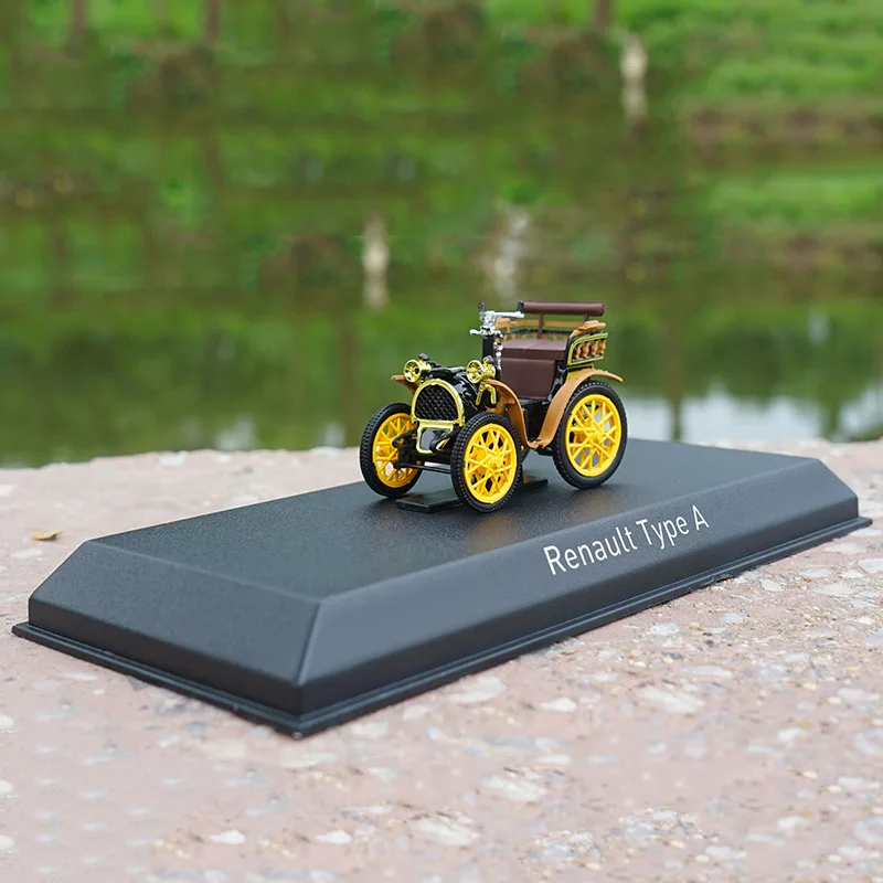 1:43 Renault type A винтажная миниатюрная копия автомобиля игрушки для детей Коллекция