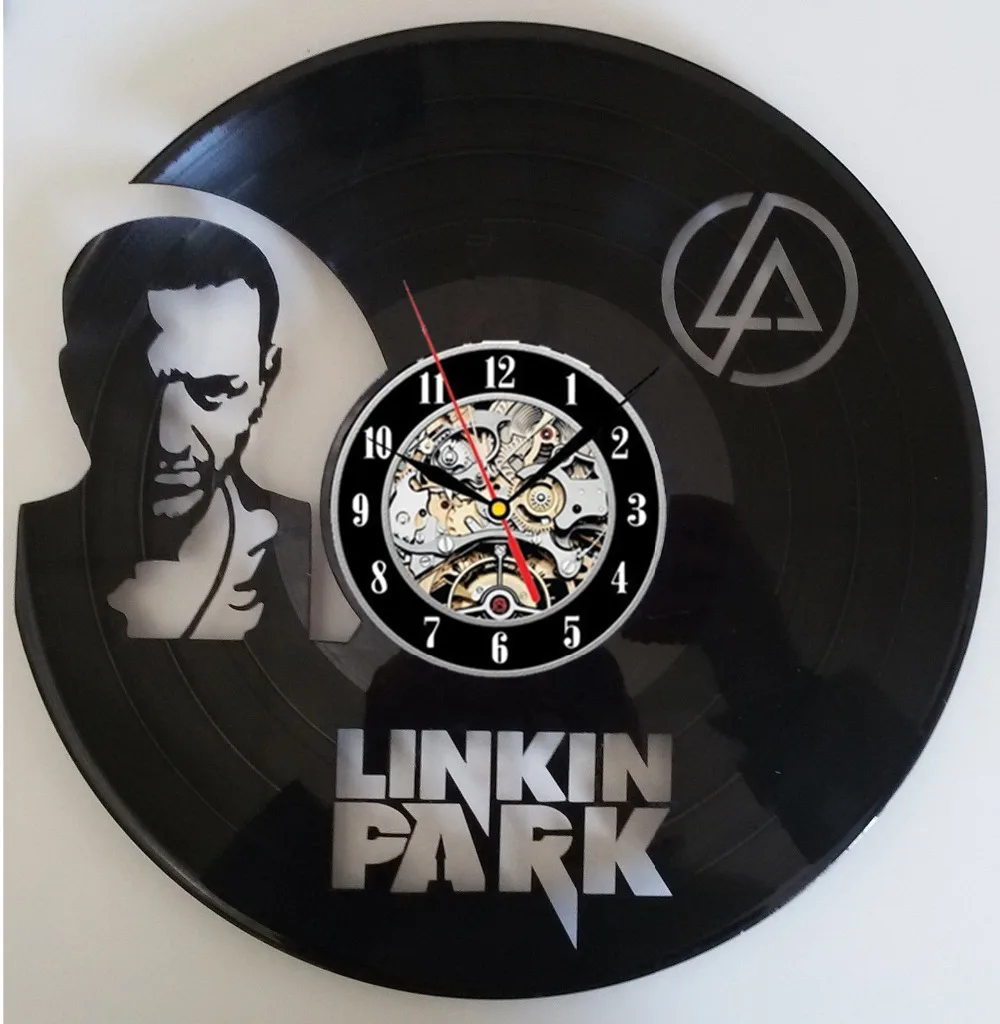 Linkin Park Виниловая пластинка настенные часы-получить уникальный Декор стены гаража-идеи подарка для мальчиков и девочек-рок уникальное современное искусство