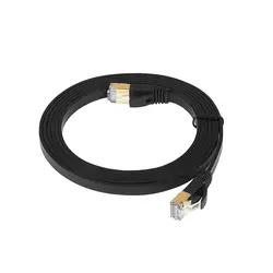 Гибкая Gigabit плоская ультра тонкий RJ45 CAT7 компьютер Экологичные патч-корды ноутбука Медь LAN Ethernet разъем сетевого кабеля