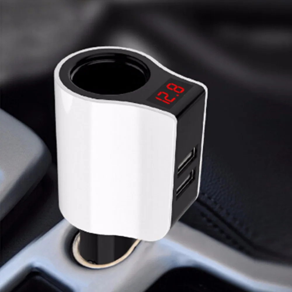 IZTOSS двойной USB прикуриватель 2 способ сплиттер Смарт автомобильное зарядное