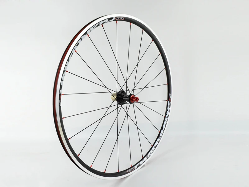 Sale RT 700C Road Bike Wheel Double Layer Aluminum Alloy Rim 100/130mm Bicycle Wheel 20/24 Hole 5 Pcs Bearing Bike Wheels Ultra Light 6