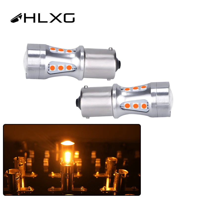 

3030-18SMD P21W led 1156 BA15S S25 18 led 1157 BAY15D P21/5W R5W motorcycle turn signals Brake Reverse Lights White Amber 12V