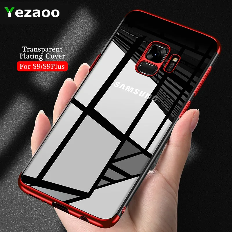 

yezaoo Silicone tpu Coque Case For Samsung Galaxy S9 S8 plus S6 S7 edge Note 8 9 A3 A5 A7 A8 J3 J5 J7 2016 2017 2018 case cover