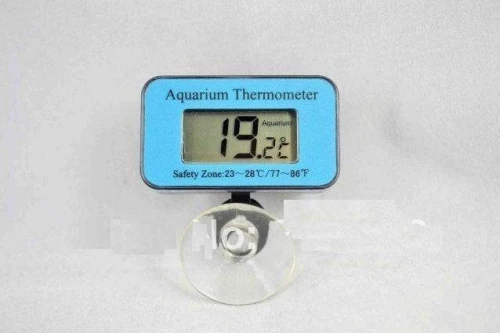 10 шт./лот цифровой термометр для аквариума водонепроницаемый портативное зарядное устройство с присоской 0-50 C