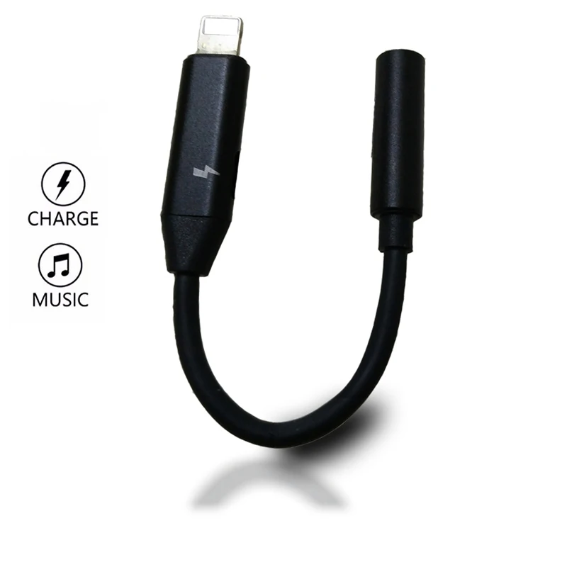 Beste 2 in 1 Mobiele Telefoon Audio Adapter Kabel Ontwerp voor iPhone X 8 7 ipad Opladen Audio Splitter Voor Bliksem 3.5mm jack