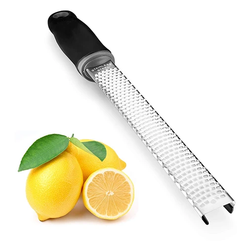 Multipurpose Lemon Citrus Cheese Zester Stainless Steel Grater Shredder