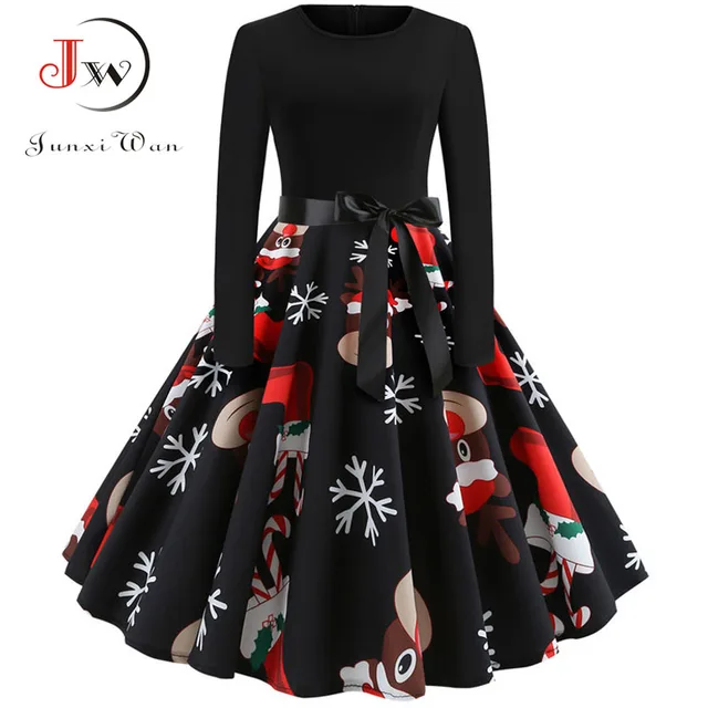 Long Sleeve Pinup Dress