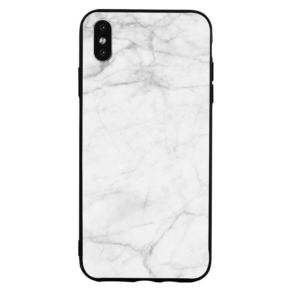 

Marble Cases for iPhone 7 Slim Pure Marble Phone Cover for iPhone 7 8 Plus Case XR Xs Max X 8 6 6S 5S 5 SE Back Covers Soft TPU