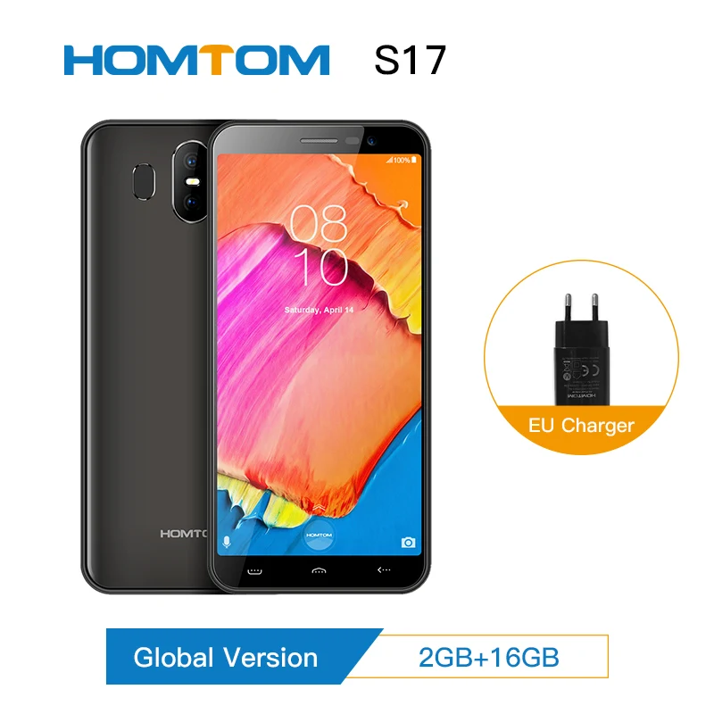 Pаспродажа HOMTOM S17 Android 8,1 четырехъядерный 5,5