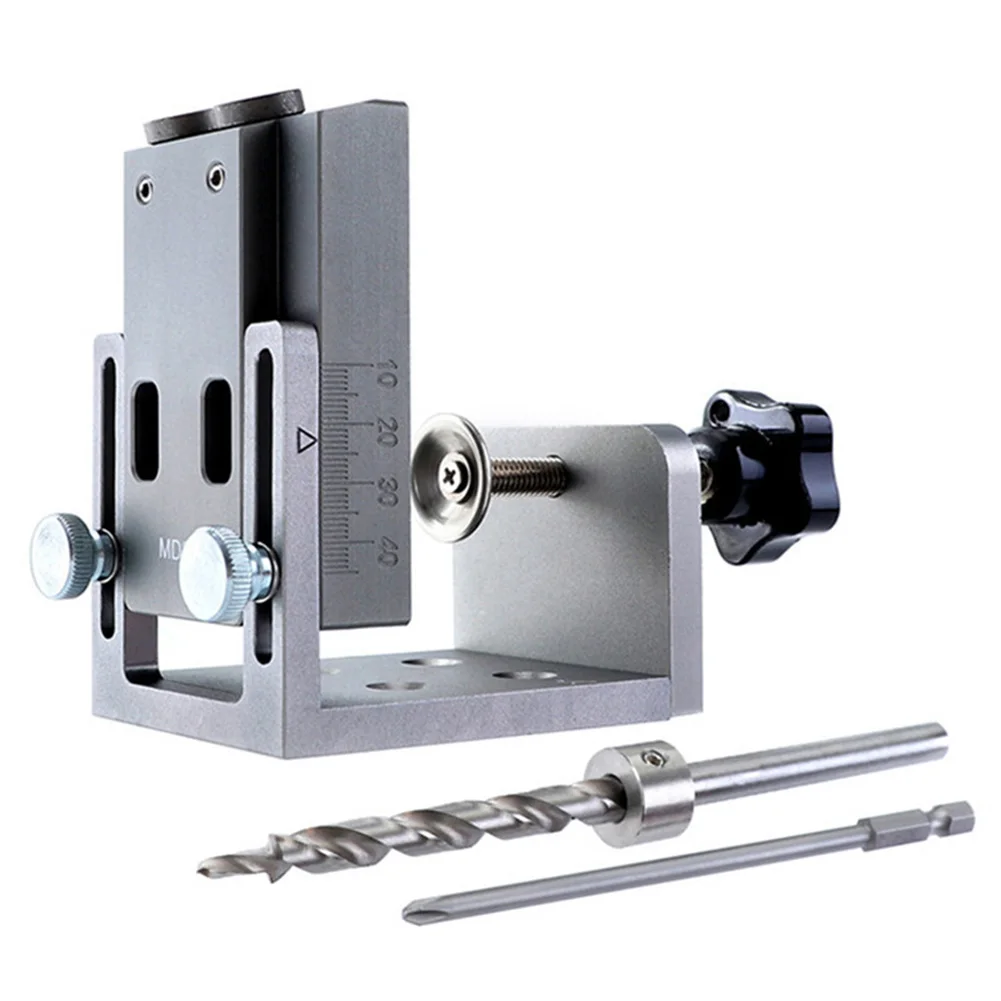 

9mm Oblique Hole Locator High Accuracy Aluminum Alloy DIY Tools for Woodworking JA55