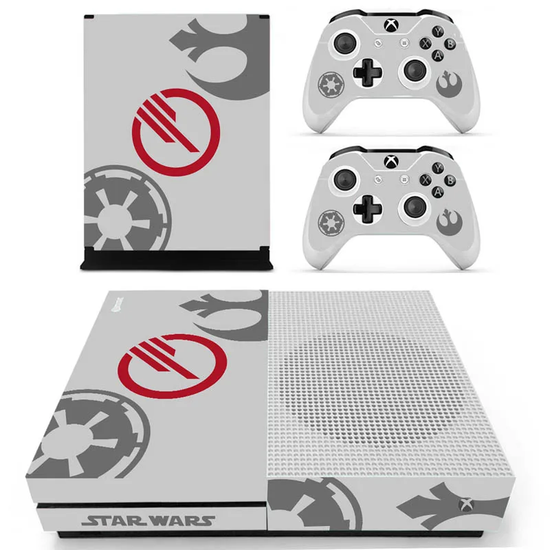 Star Wars Vinly Skin Sticker Decals For XBOX One S Console With Two Wireless Controller Skin - Цвет: S-0983