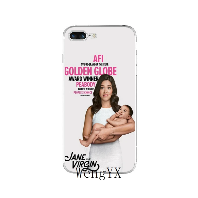 WengYX горячий ТВ-шоу серии Jane the Virgin тонкий силиконовый мягкий чехол для iPhone X 8 8 plus 7 7 plus 6 6s plus 5 5S 5c SE 4 4s - Цвет: JanetheVirginA01