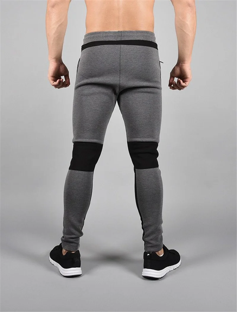 Высококачественные штаны для бега, мужские хлопковые штаны для бега, гимнастические спортивные брюки, мужские брюки для фитнеса, бодибилдинга, спортивная одежда, трико для бега
