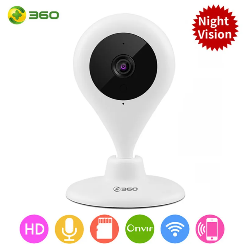 

360 Camera Home Mini Ip Camera 720P HD Infrared lights WiFi Baby monitor Security 110 Degree Wide Angle 2-way Auto Night Vision