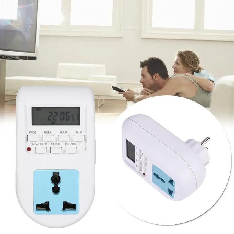 Cewaal ЕС Plug AC220 240V Подключите часы таймер разъем для al 06 Профессиональный