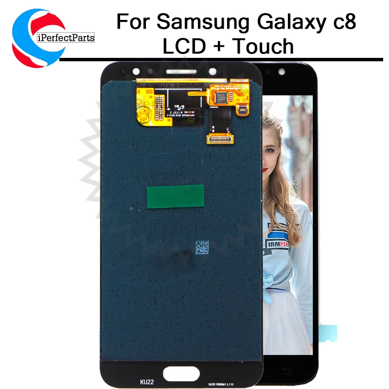 Super AMOLED 5 &quotдля SAMSUNG GALAXY C8 LCD C7100 дисплей кодирующий преобразователь сенсорного
