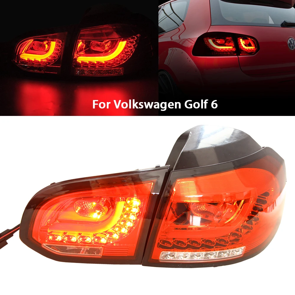 

Tail Fog Light Assembly For VW GOLF MK6 Golf/GTI 2010-2014 Red Lens 3D LED Rear Tail Brake + Corner Signal Parking Lights Source