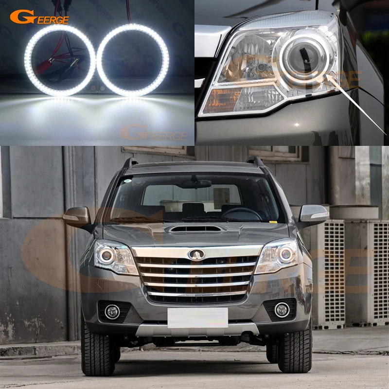 Для Great Wall Haval H5 GKC 2010 2011 2012 smd комплект светодиодов «глаза ангела» Дневной светильник отличное Ультра яркое освещение DRL