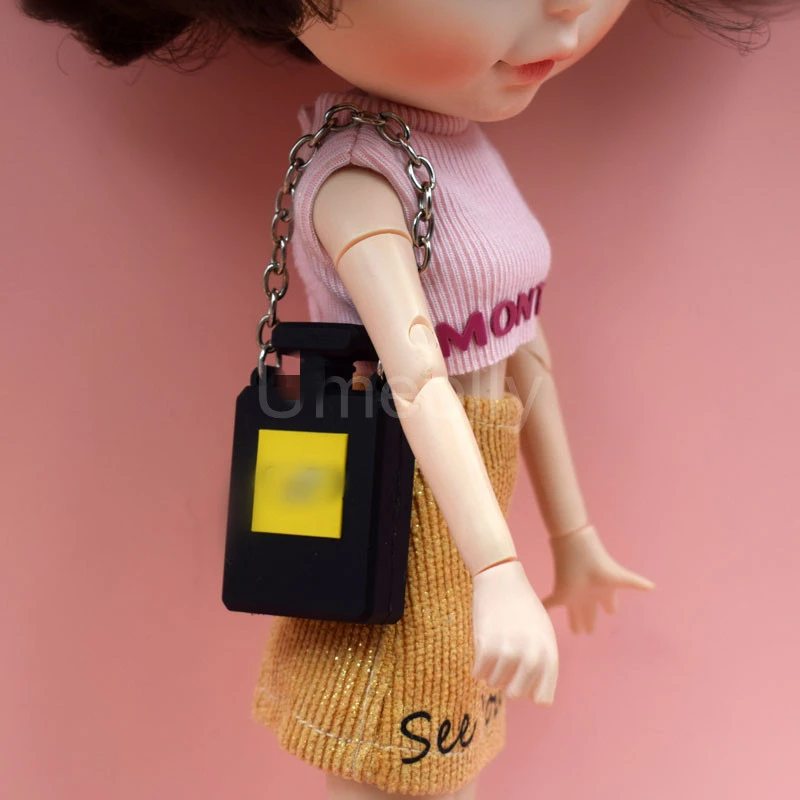 

Cute Mini 30cm Doll's Scent-bottle Bag for Blyth, Licca, Azone, Momoko, Pullip, Barbies 1/6 Doll Handbag Clothes Accessories