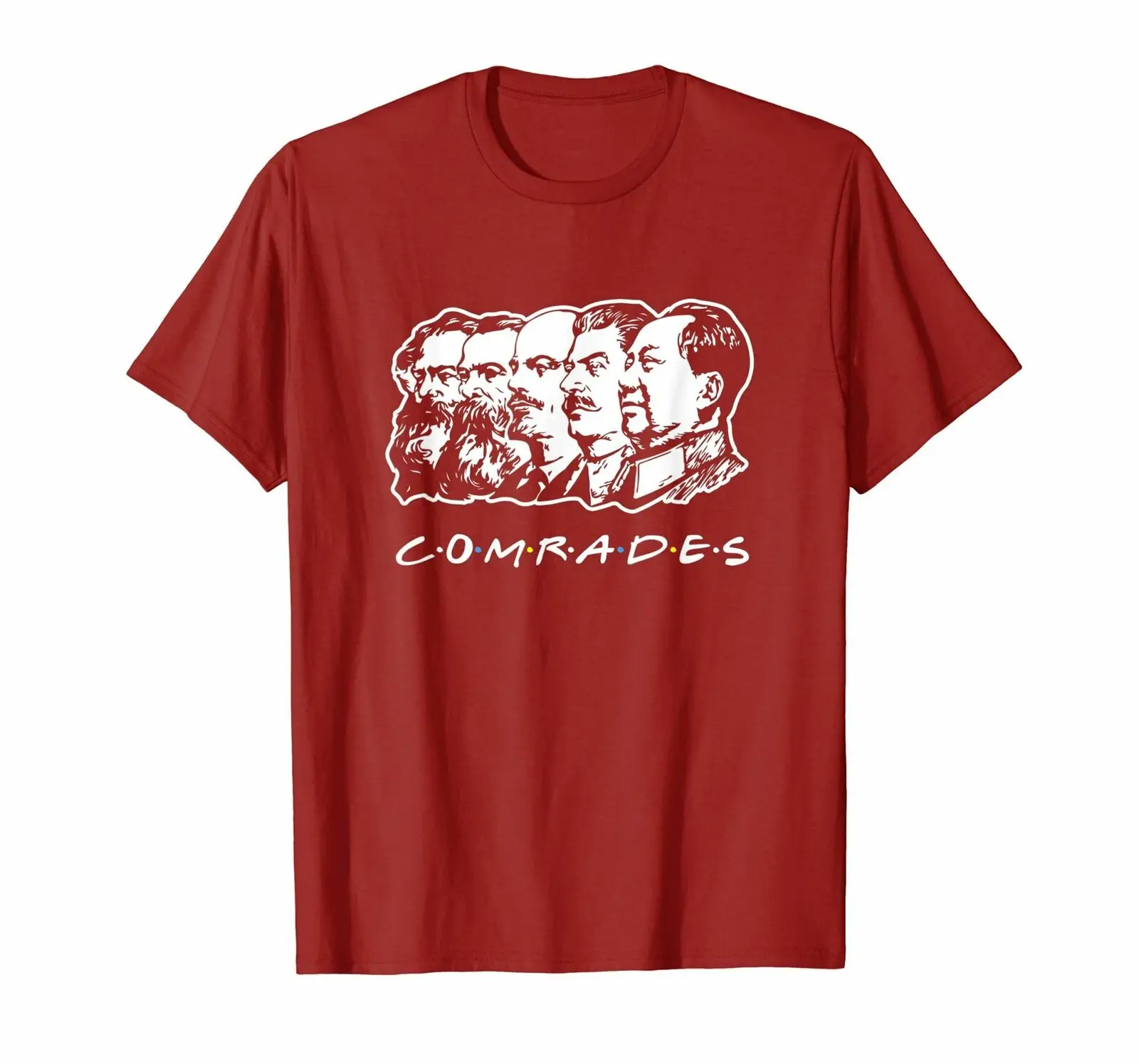 

Communist Comrades Friends T-Shirt - Communism Party Tee For Men size S-3XL