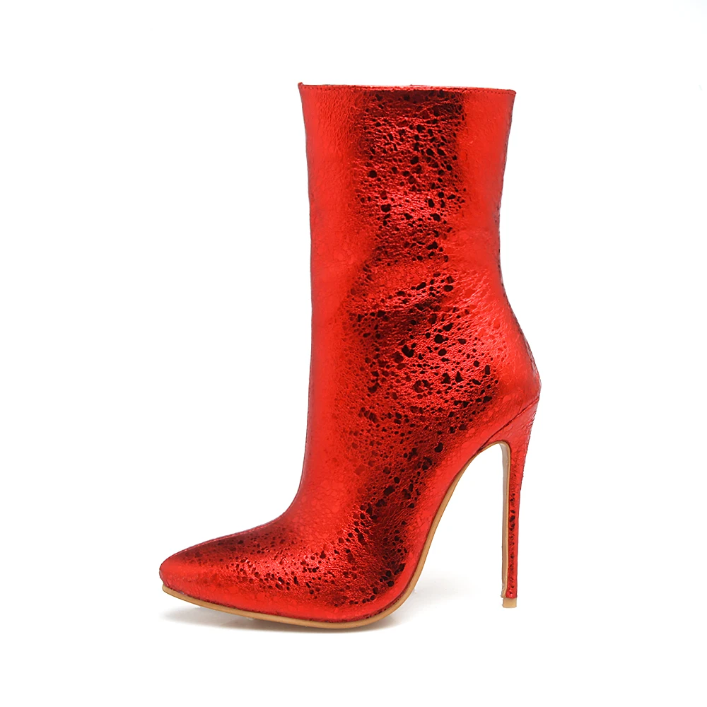 Mode silver Furtado Cm Sexy Femmes Bleu Femme Argent Peluche Chaude 12 Marque Black Rouge Arden Extrême Pour Bottes Talons Cheville red Hiver Haute Chaussures De Nouvelle blue TwdnXqzF