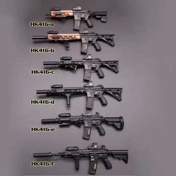 

1/6 Scale mini times toys 1/6 HK416 series M4 series Rifle Gun Weapon Model Toys F 12" Figure Accessories Collections