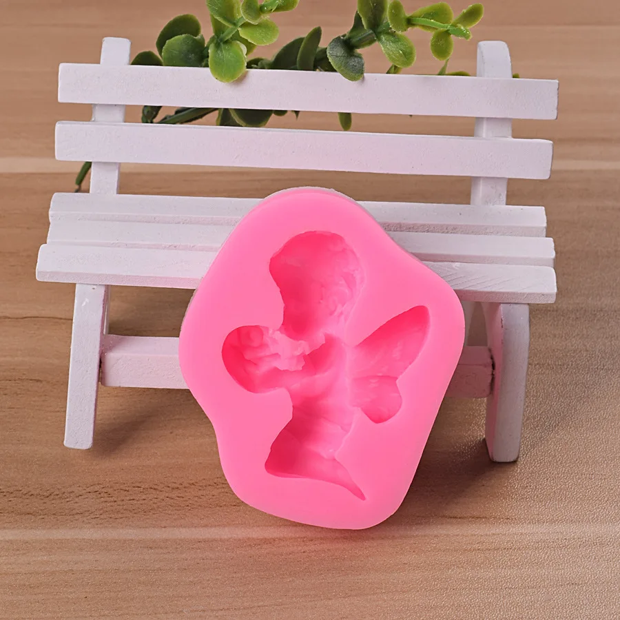 

Angel Wing Silicone Mold Chocolate Clay Resin Etc-Cherub Mold | Silicone Push Molds | Polymer Clay Mold 147