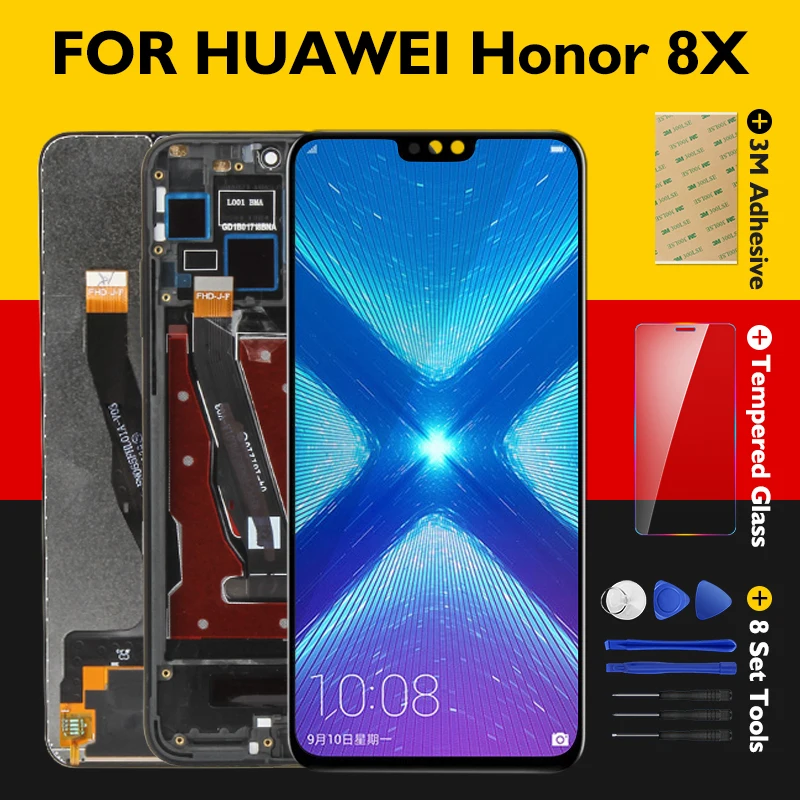 Оригинальный экран для Honor 8X ЖК дисплей 10 сенсорная панель Huawei View Lite дигитайзер в