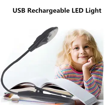 

Litake Simple Night Light Portable Desk Lamp Reading Light with Clip Flexible Neck Eye-caring LED Lamp for Reading Studying