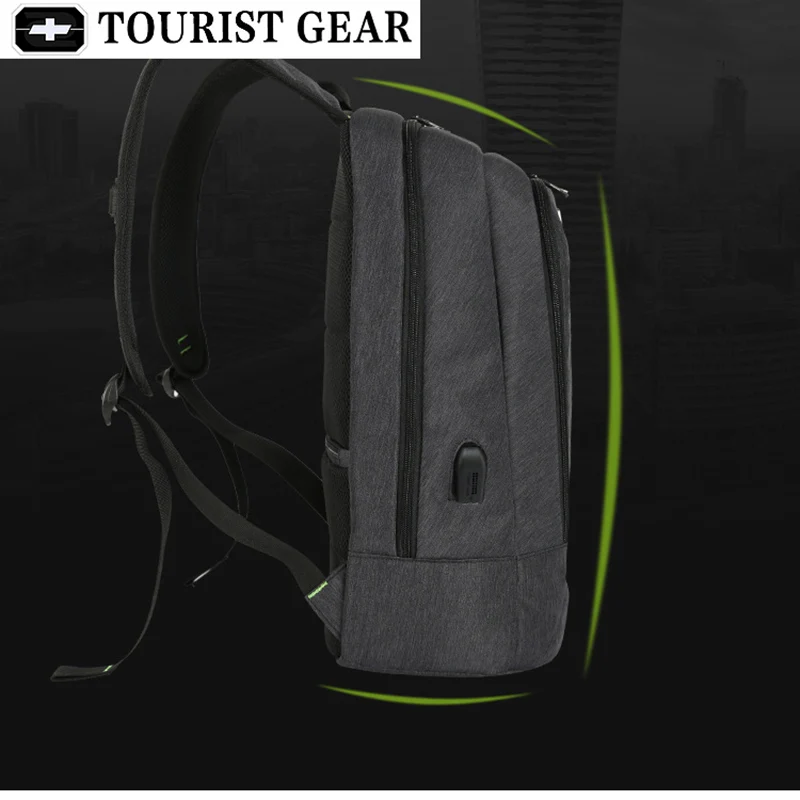 Солнечная приведенная в действие дизайнерский мужской рюкзак для mochila usb зарядки